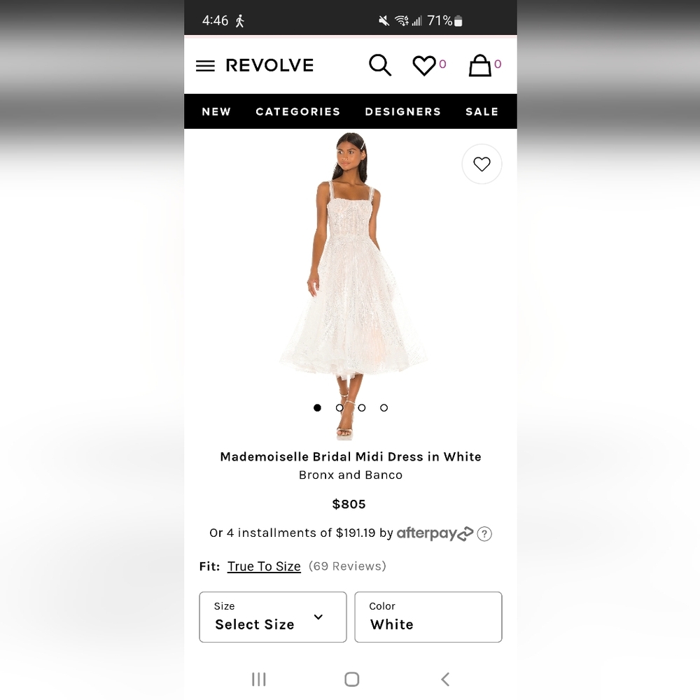 Bronx and Banco Mademoiselle midi dress
